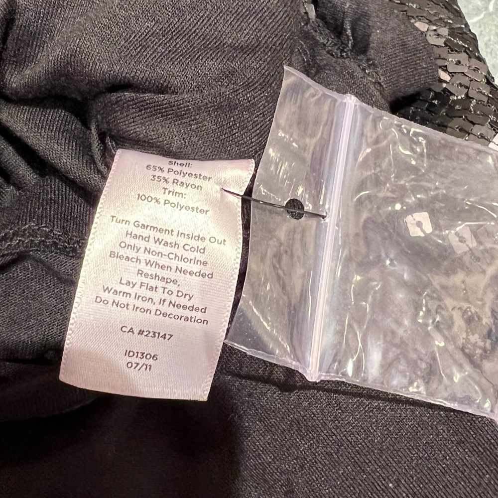 Talbots Sequin Top Cowl Neck Size Large Petite Holiday Party NWT - Picture 6 of 8